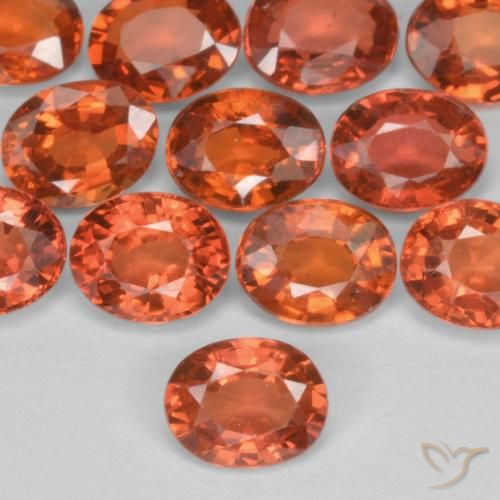 0.41ct طبيعي أحمر الكشمش زفير, بيضوي, قليلا جدا