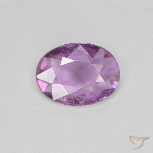 0.65ct طبيعي أرجوانى ليلك زفير, بيضوي, قليلا جدا, Photo A