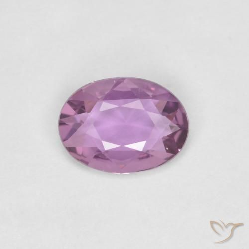 0.60ct طبيعي أرجوانى فاتح زفير, بيضوي, VVS