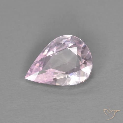 0.51ct طبيعي وردى خزامى فاتح جدا زفير, شكل الكمثرى, VVS-VS