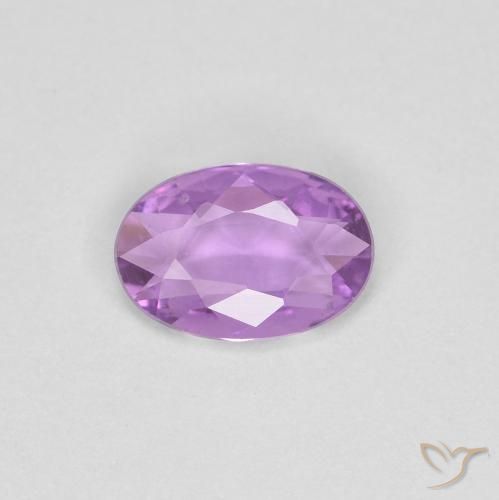 0.35ct طبيعي أرجوانى متوسط زفير, بيضوي, قليلا جدا
