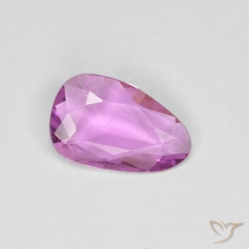 0.72ct طبيعي أرجوانى وردى زفير, فانسى, قليلا جدا