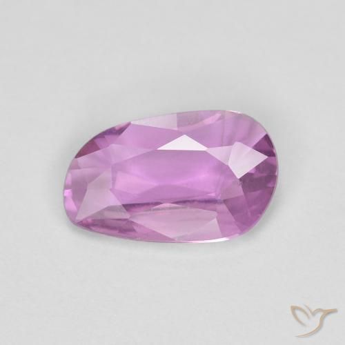 0.69ct طبيعي أرجوانى وردى غامق زفير, فانسى, قليلا جدا