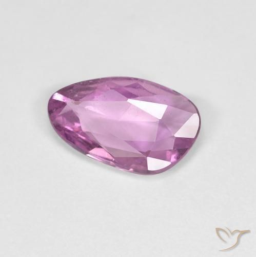 0.87ct طبيعي أرجوانى وردى غامق زفير, فانسى, قليلا جدا