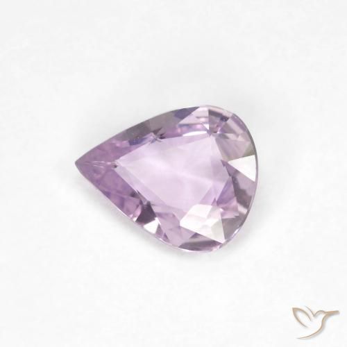 0.45ct طبيعي بنفسجى وردى فاتح جدا زفير, شكل الكمثرى, VVS