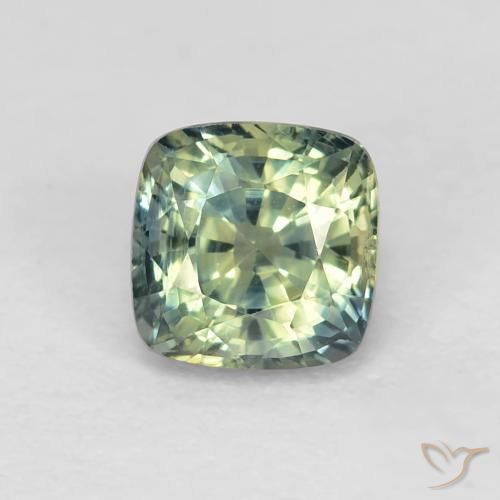 0.98ct طبيعي متعدد الألوان زفير, وسادة, قليلا جدا