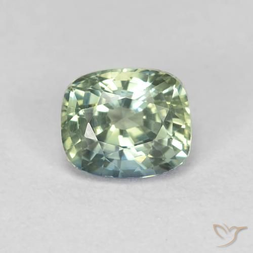 0.90ct طبيعي متعدد الألوان زفير, وسادة, VVS