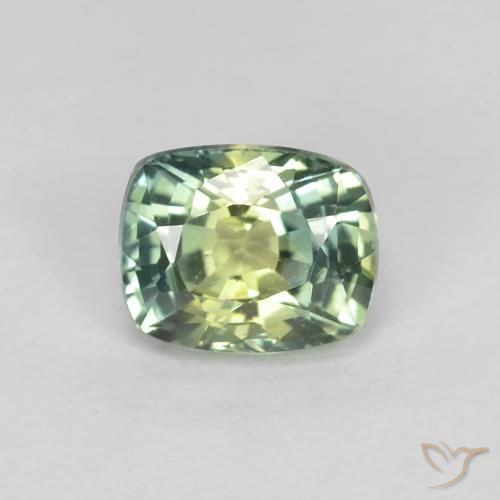 0.85ct طبيعي متعدد الألوان زفير, وسادة, VVS