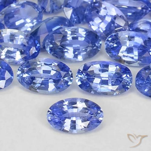 0.27ct طبيعي أزرق باستيلى زفير, بيضوي, قليلا جدا