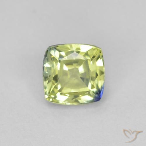 0.51ct طبيعي متعدد الألوان زفير, وسادة, VVS-VS