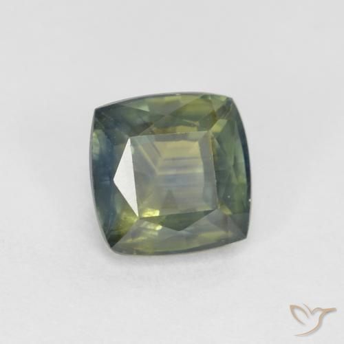 0.97ct طبيعي متعدد الألوان زفير, وسادة, قليلا جدا