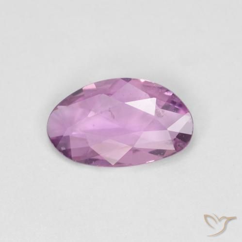 0.46ct طبيعي أرجوانى وردى غامق زفير, فانسى, قليلا جدا