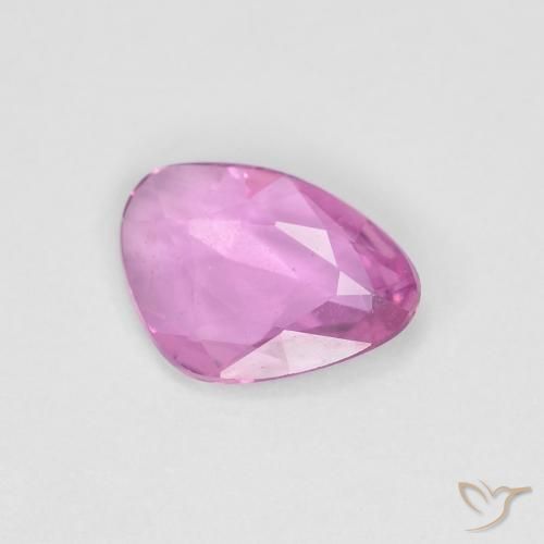 0.58ct طبيعي وردى أرجوانى ملكى زفير, فانسى, قليلا جدا