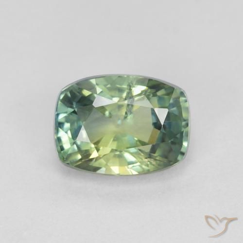1.22ct طبيعي متعدد الألوان زفير, وسادة, قليلا جدا