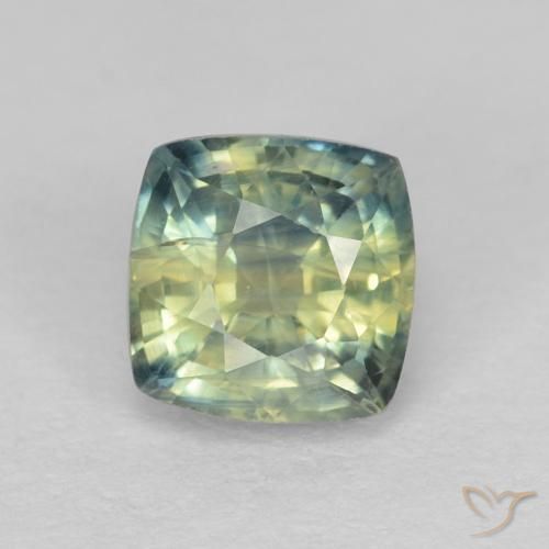 0.94ct طبيعي متعدد الألوان زفير, وسادة, VS-SI