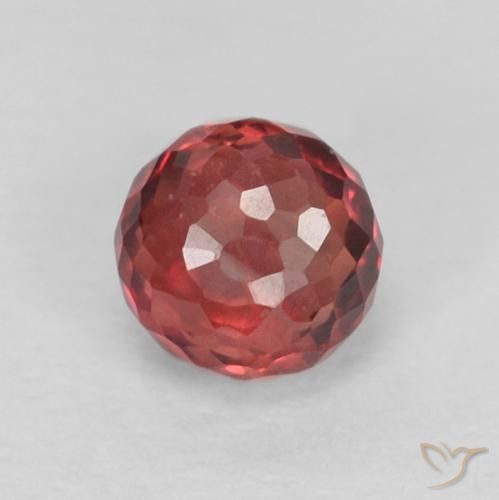 0.39ct طبيعي Intense Reddish Pink زفير, دائري, VVS-VS