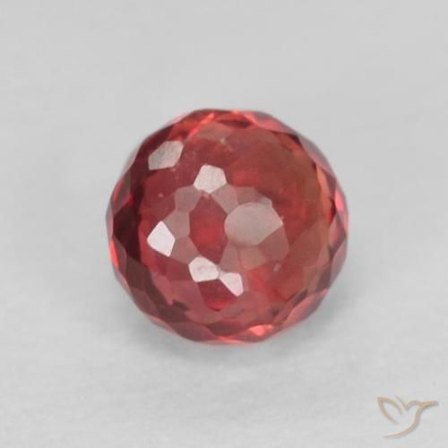 زفير Intense Reddish Pink طبيعي، دائري، 0.39 قيراط، VVS-VS
