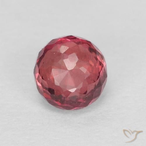 0.41ct طبيعي Medium Dark-Red زفير, دائري, VVS