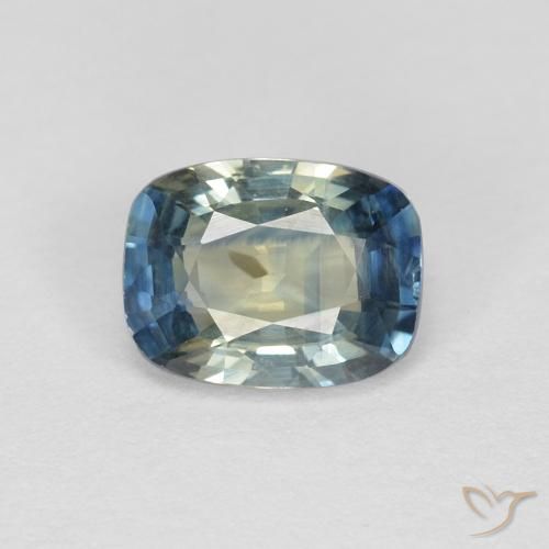 1.07ct طبيعي متعدد الألوان زفير, وسادة, VS-SI