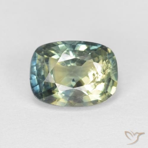 1.18ct طبيعي متعدد الألوان زفير, وسادة, VS-SI