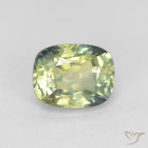 1.06ct طبيعي متعدد الألوان زفير, وسادة, VVS-VS