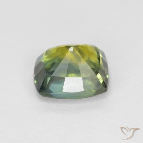 زفير Medium Light Green طبيعي، وسادة، 0.98 قيراط، VVS-VS