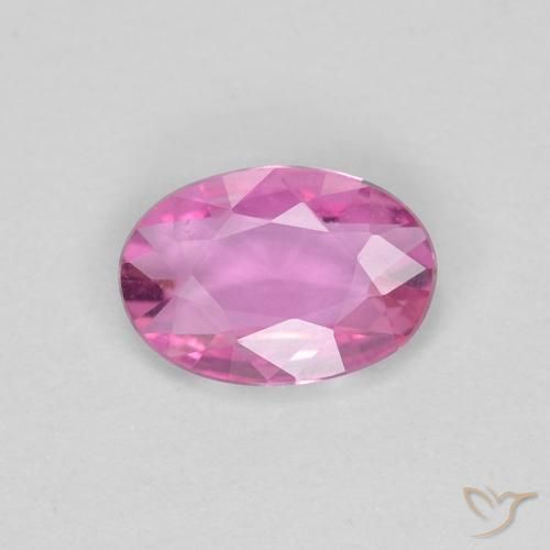 0.39ct طبيعي وردى أرجوانى ملكى زفير, بيضوي, VVS-VS