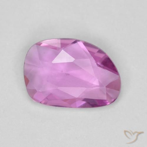 0.55ct طبيعي أرجوانى وردى غامق زفير, فانسى, VVS-VS
