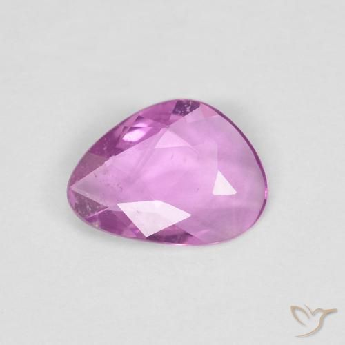 0.63ct طبيعي أرجوانى وردى زفير, فانسى, قليلا جدا