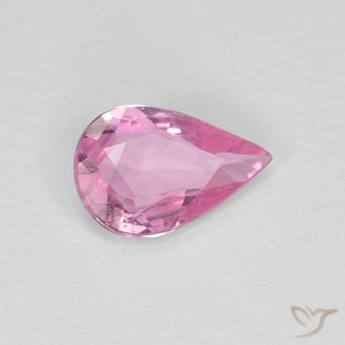 0.35ct طبيعي وردي فاقع زفير, شكل الكمثرى, VVS