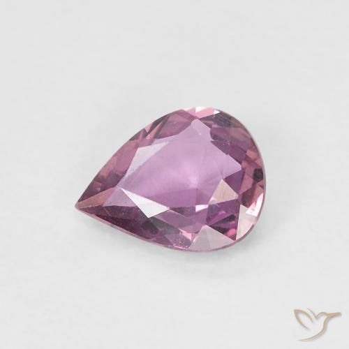 0.48ct طبيعي Medium Dark-Purple زفير, شكل الكمثرى, VVS-VS