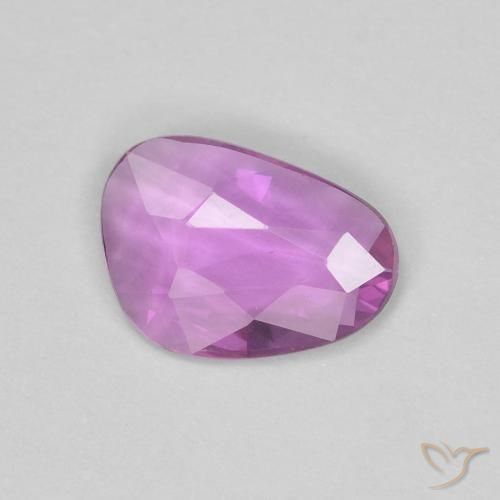 0.60ct طبيعي أرجوانى وردى كثيف زفير, فانسى, VVS