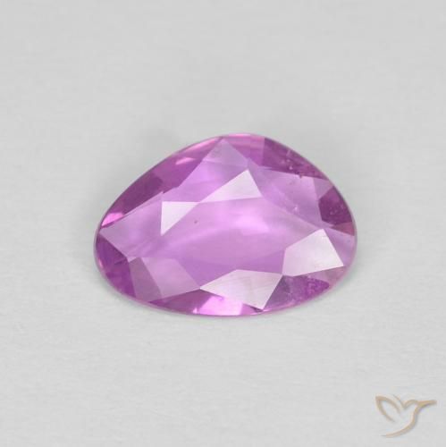0.51ct طبيعي أرجوانى وردى غامق زفير, فانسى, VVS-VS