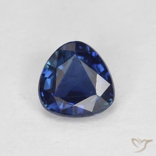 0.45ct طبيعي أزرق الشفق زفير, مثلثى, VVS-VS