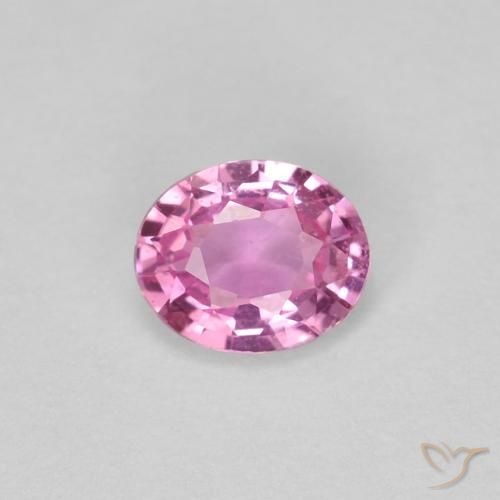 0.37ct طبيعي وردى متوسط زفير, بيضوي, VVS-VS