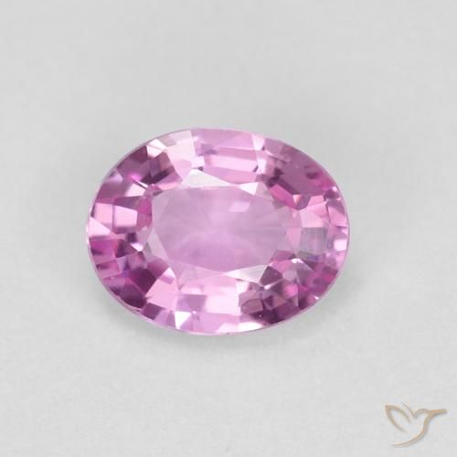 0.52ct طبيعي أرجوانى كثيف زفير, بيضوي, VVS