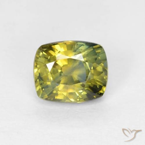 0.85ct طبيعي متعدد الألوان زفير, وسادة, VVS-VS