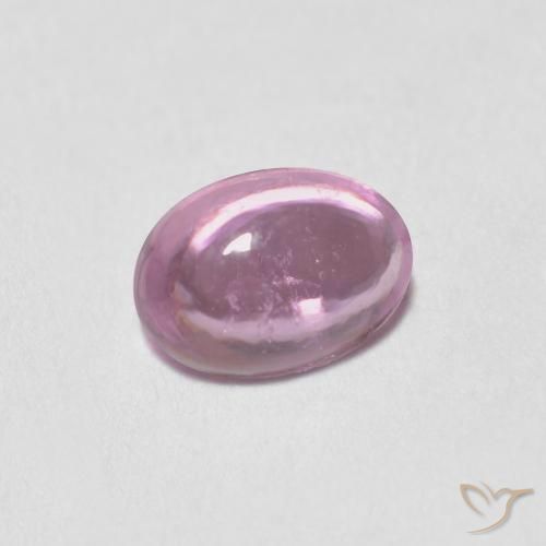 0.49ct طبيعي وردى فاتح جدا زفير, بيضوي, شفاف