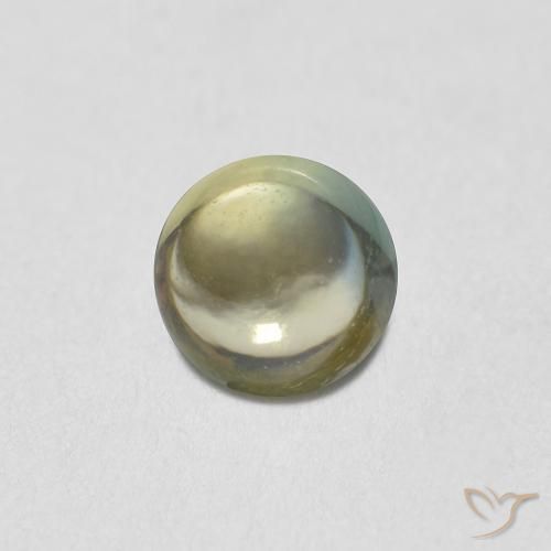 0.35ct طبيعي متعدد الألوان زفير, دائري, شفاف