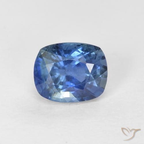0.81ct طبيعي أزرق زفير, وسادة, VVS-VS