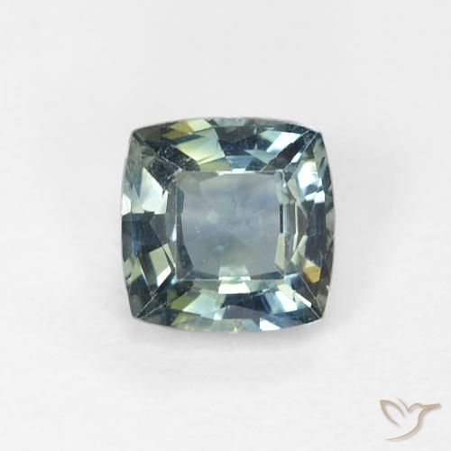 0.80ct طبيعي متعدد الألوان زفير, وسادة, قليلا جدا
