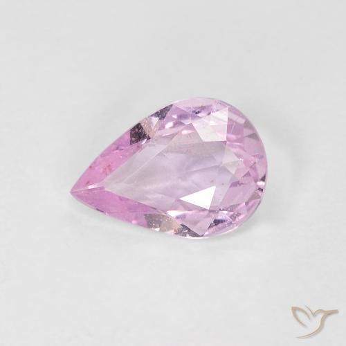0.52ct طبيعي أرجوانى متوسط زفير, شكل الكمثرى, VVS-VS