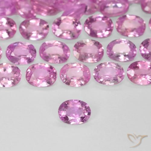 0.21ct طبيعي وردي فاقع زفير, بيضوي, VVS-VS