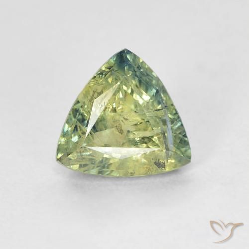 1.04ct طبيعي متعدد الألوان زفير, مثلثى, VS-SI