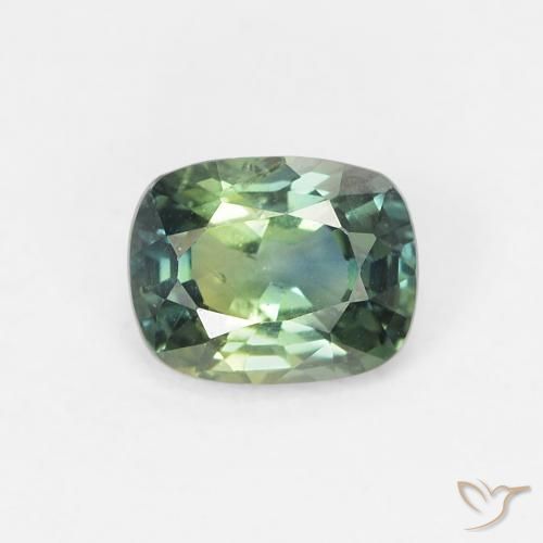 0.63ct طبيعي متعدد الألوان زفير, وسادة, قليلا جدا