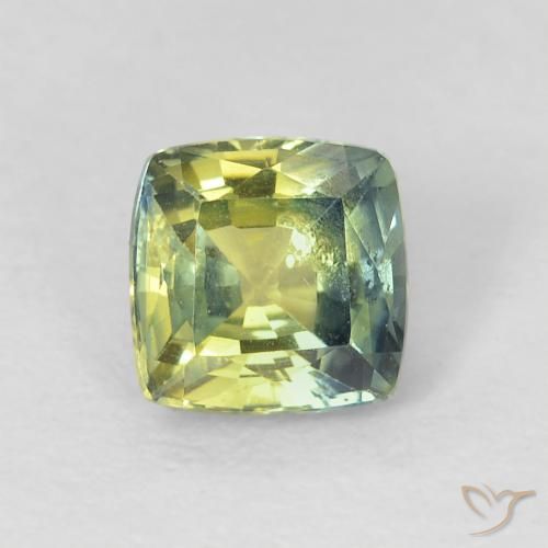 0.87ct طبيعي متعدد الألوان زفير, وسادة, قليلا جدا