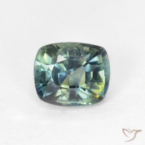 0.90ct طبيعي متعدد الألوان زفير, وسادة, VVS-VS
