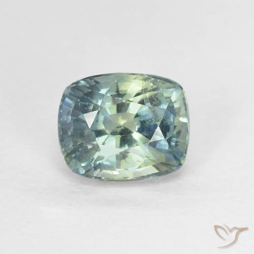 1.27ct طبيعي متعدد الألوان زفير, وسادة, VVS-VS