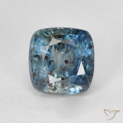 1.41ct طبيعي أزرق أخضر زفير, وسادة, VS-SI