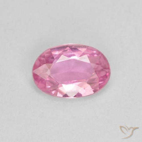 0.45ct طبيعي وردى زفير, بيضوي, VVS